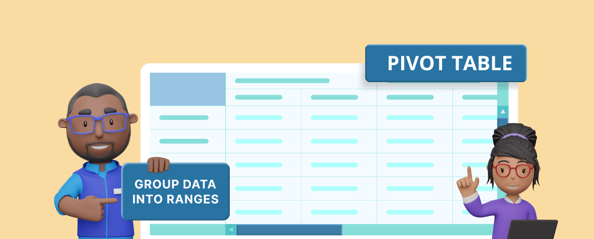 Easily Group Data into Ranges in Web Applications Using Pivot Table