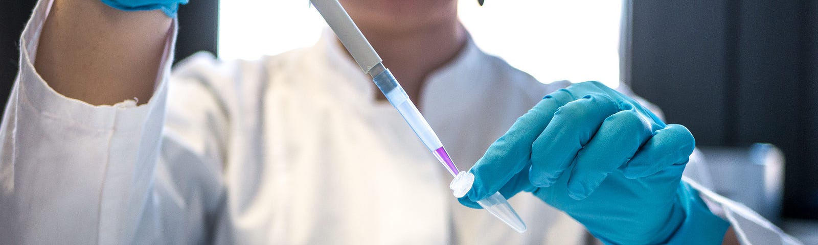 Scientist working in a laboratory.