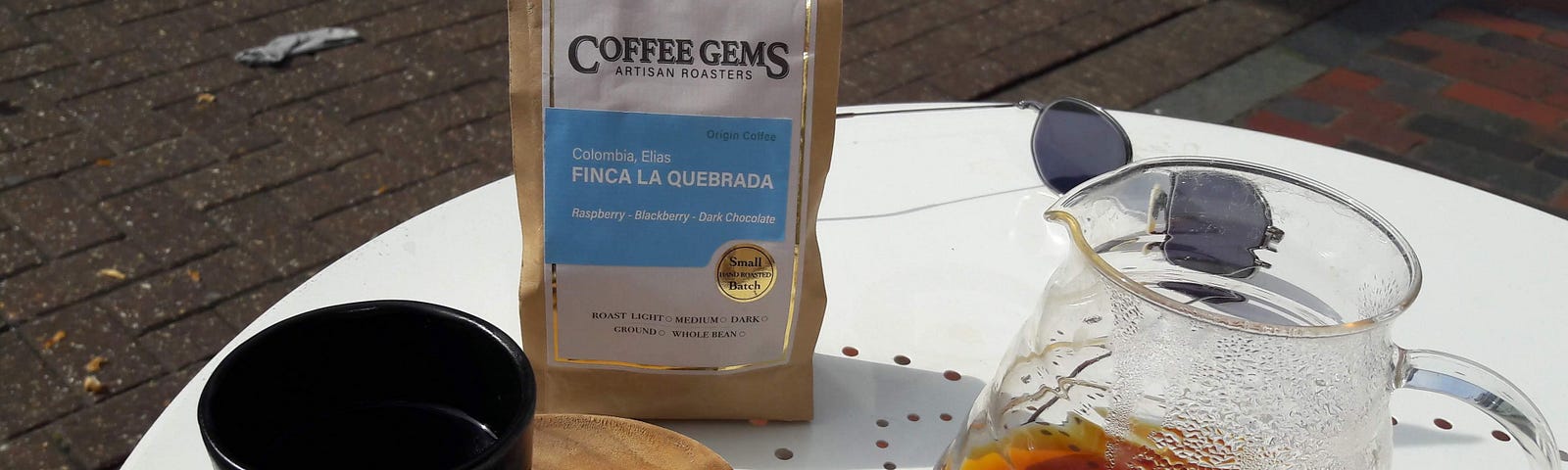Finca la Quebrada roasted by Coffee Gems served as V60 at Blackbird