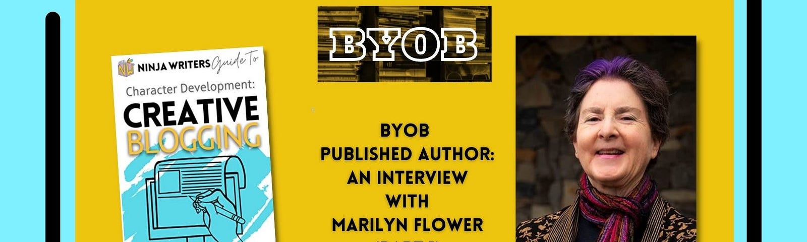 Presentation of BYOB published author Marilyn Flower.