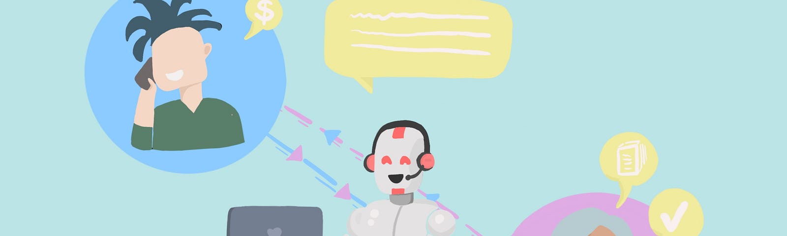 Voice bot AI in customer service