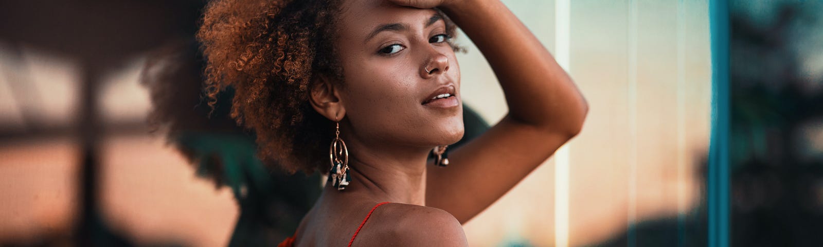 Experiences that will help you determine your values — dark skinned model looking at the camera