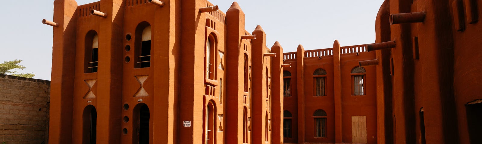Indigene Architektur in Ségou, WestAfrika, Mali.