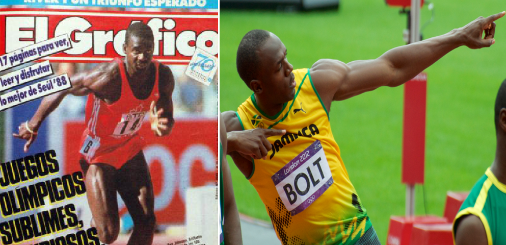 Usain Bolt. Ben Johnson. How to train with injuries injury.