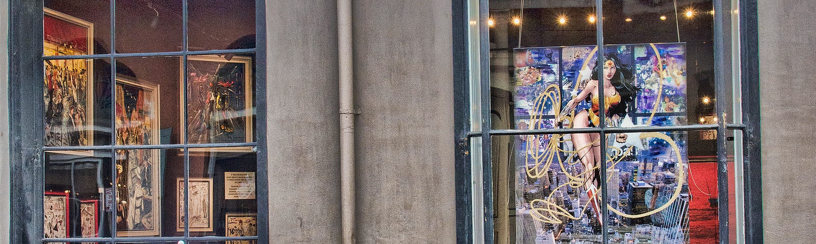 tarot card reader sitting in front of a store in Brooklyn.