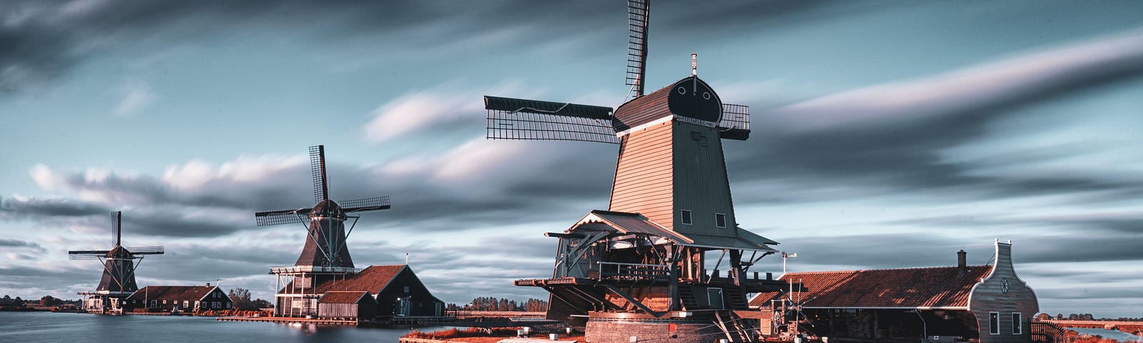 Windmills in the Netherlands. Photo by Michal Soukup on Unsplash