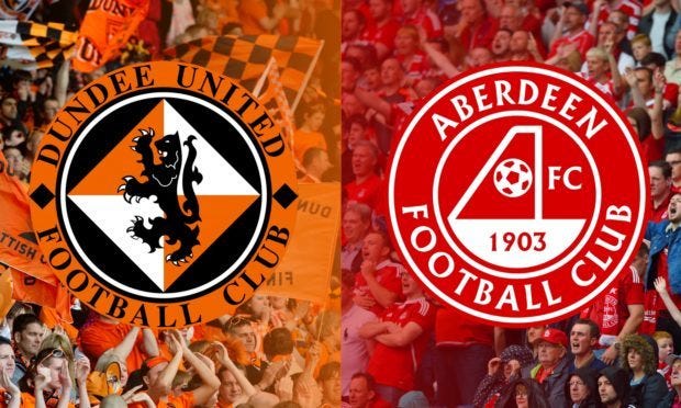Dundee United F.C and Aberdeen F.C logos