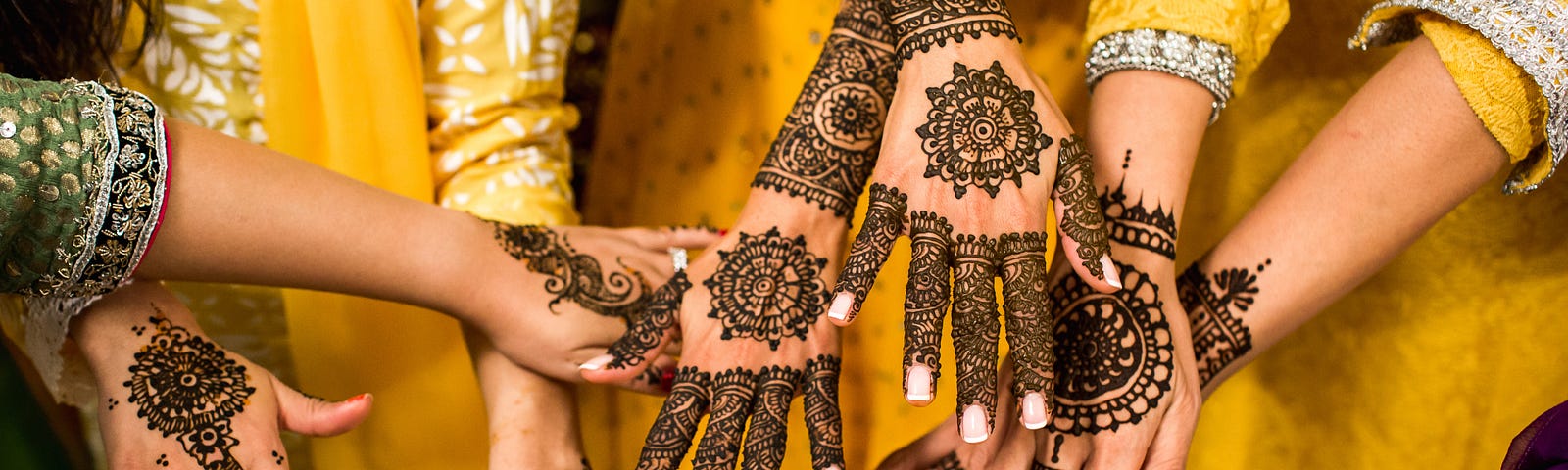Hands with henna on them — a popular Indian culture (Credits: unsplash)