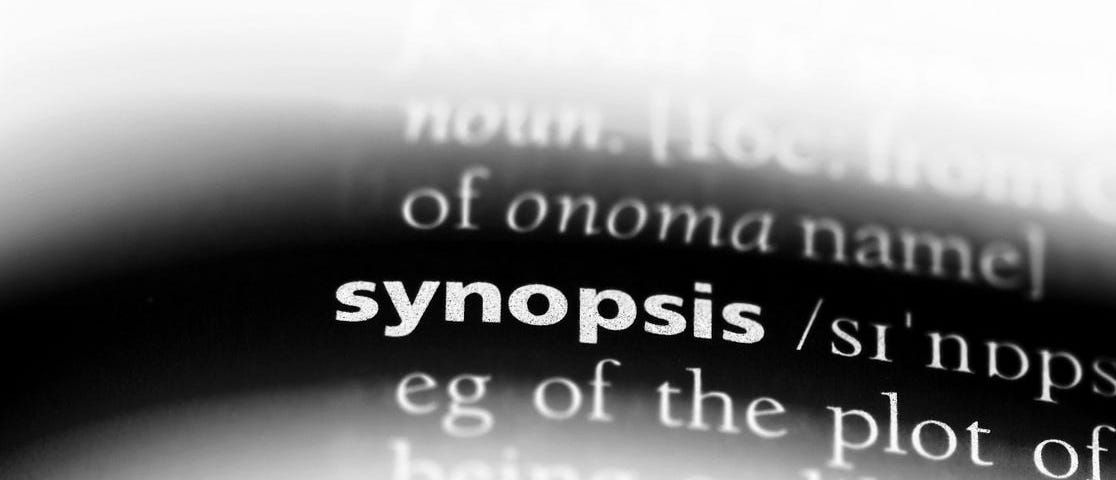 A dictionary page showing “synopsis”.