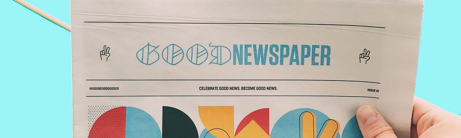 A newspaper — Newsbreak… you get it.