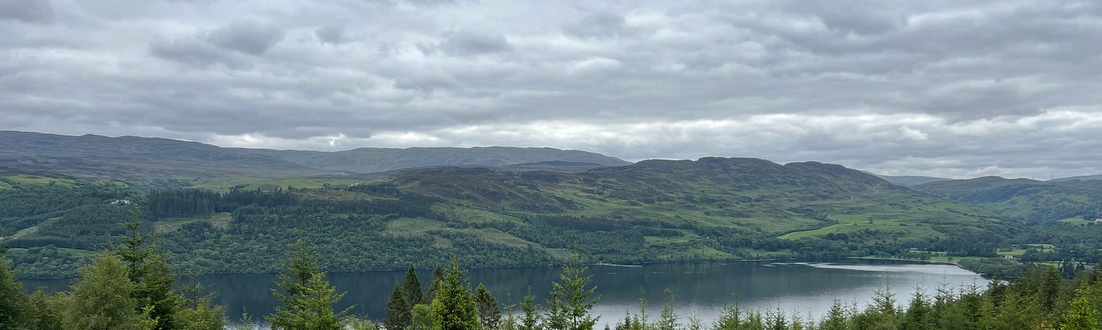 A view of Loch Ness, Scotland, near the Dundreggan rewilding centre