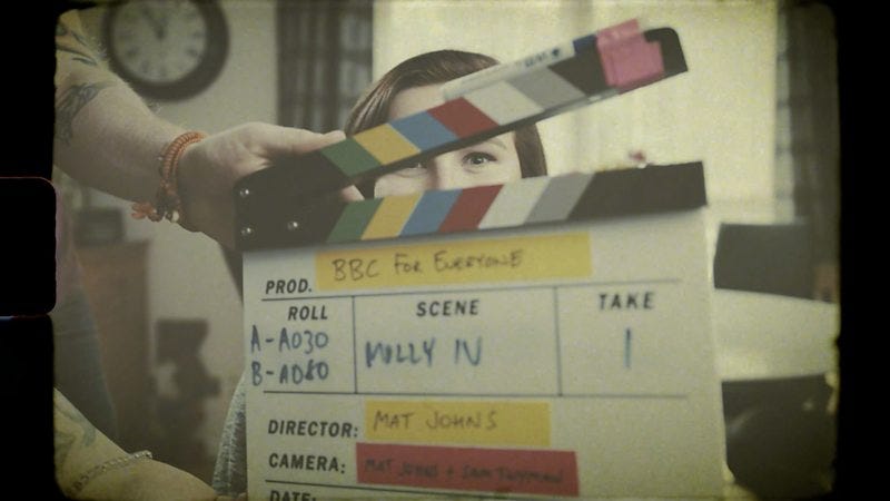 BBC for Everyone - take 1 clapperboard