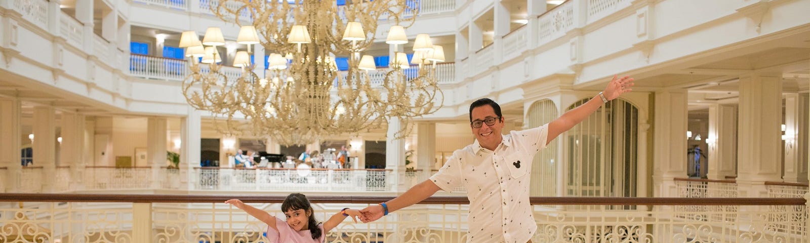 Tony dancing with Lucy at Walt Disney Resorts