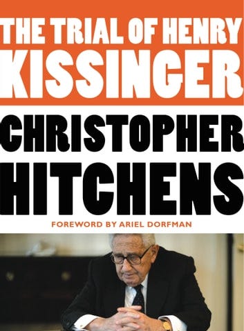 cover of the book The Trial of Henry Kissinger by Christopher Hitchens