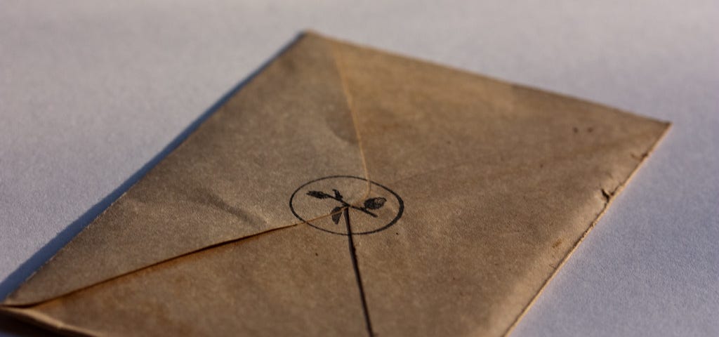 Sometimes envelopes contain letters, sometimes they contain something else… (“Envelope” by skepticalview, CC BY-NC-ND 2.0)