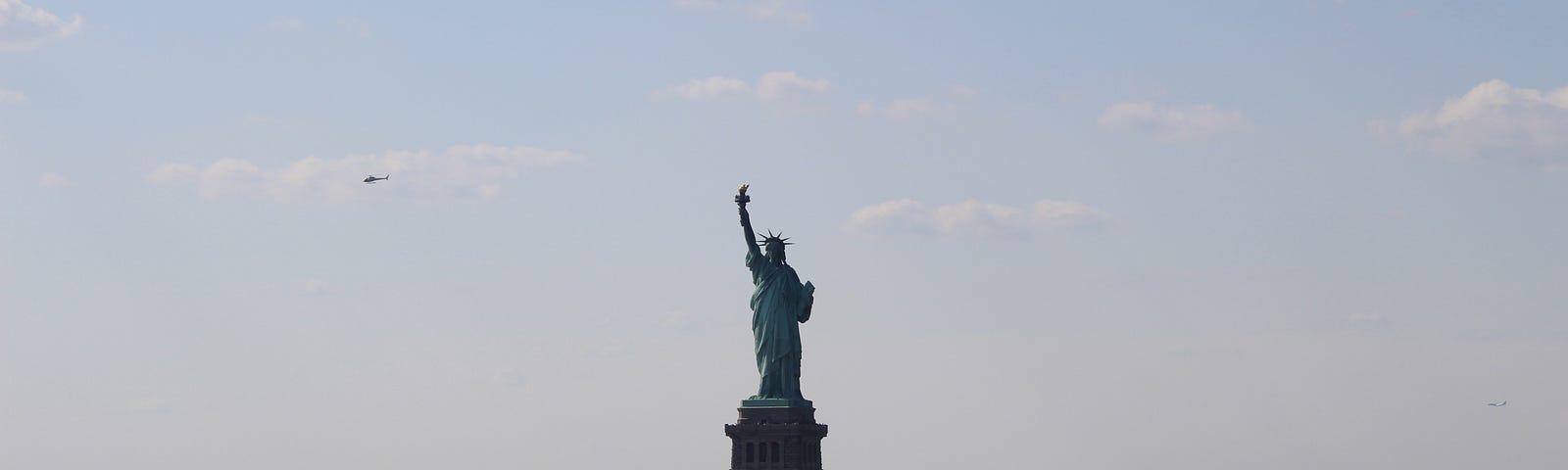 This is a photo of the Statue of Liberty