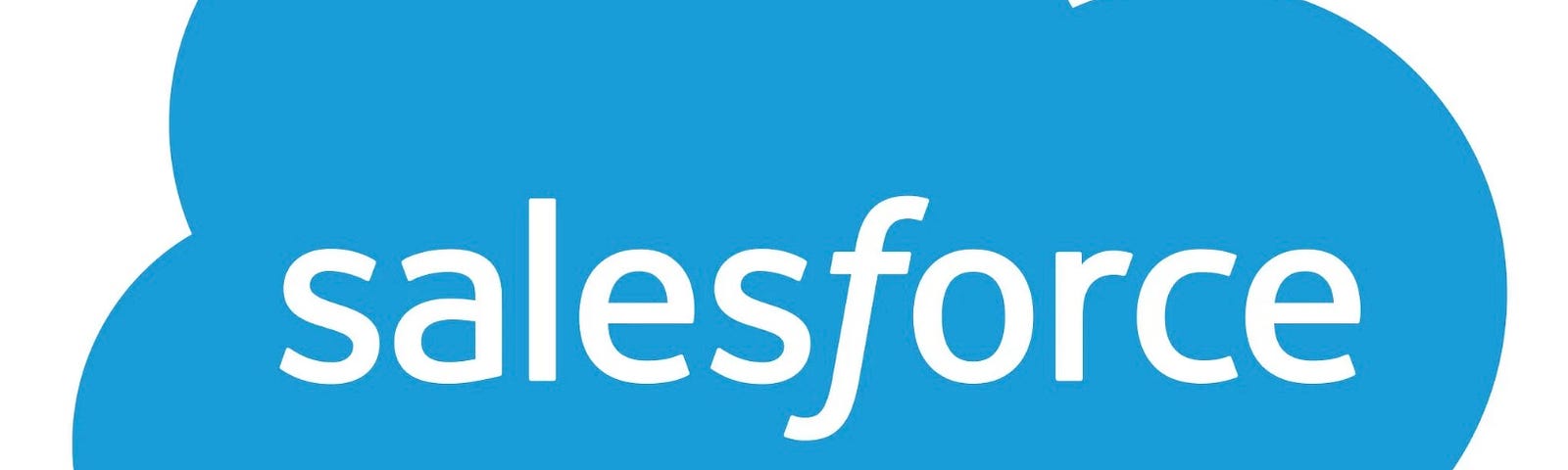 IMAGE: The characteristic Salesforce logo, a blue cloud