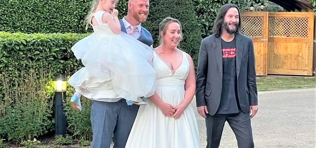 What Happens When Keanu Reeves Crashes Your Wedding