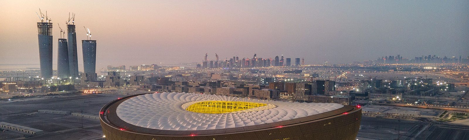 Air conditioned Football stadium in Qatar. Credits: CNN