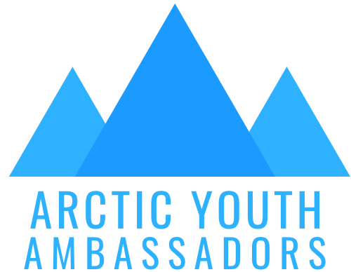 AYA logo — blue triangles reads “Arctic Youth Ambassadors”