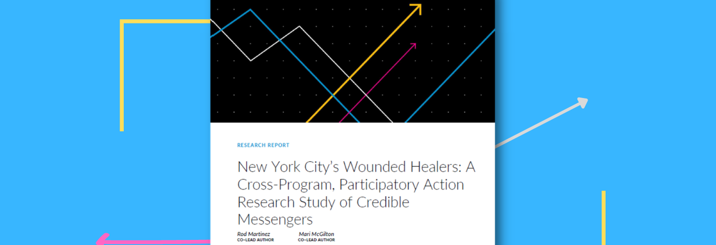 Cover of a report about Credible Messengers