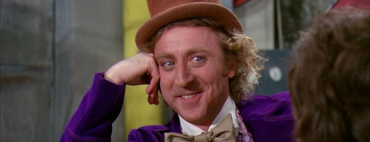 Willy Wonka actor Gene Wilder meme