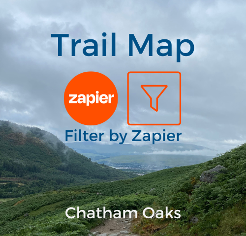 Filter by Zapier trail map