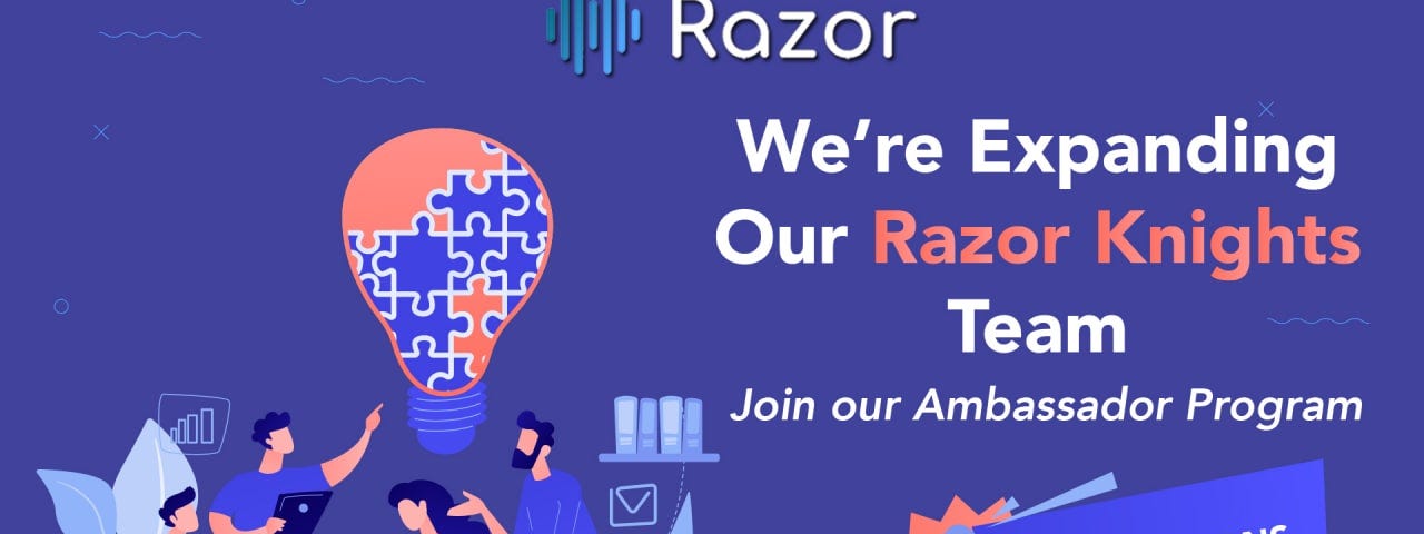 Razor Knights Ambassador program is LIVE | Decentralized Oracle by Razor Network