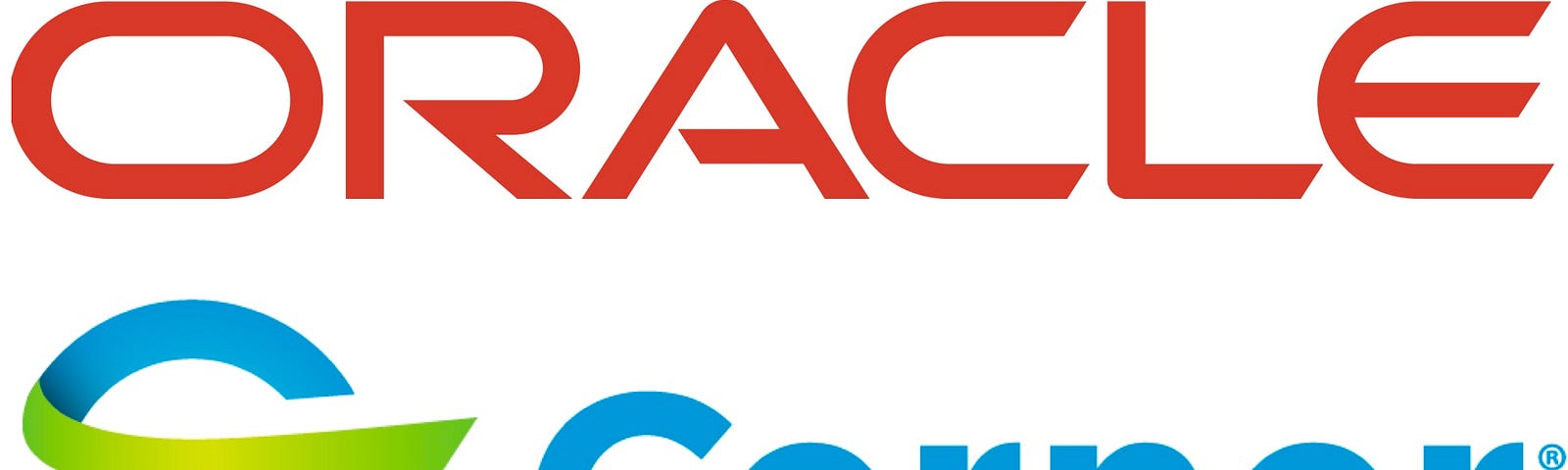 IMAGE: Oracle and Cerner logos