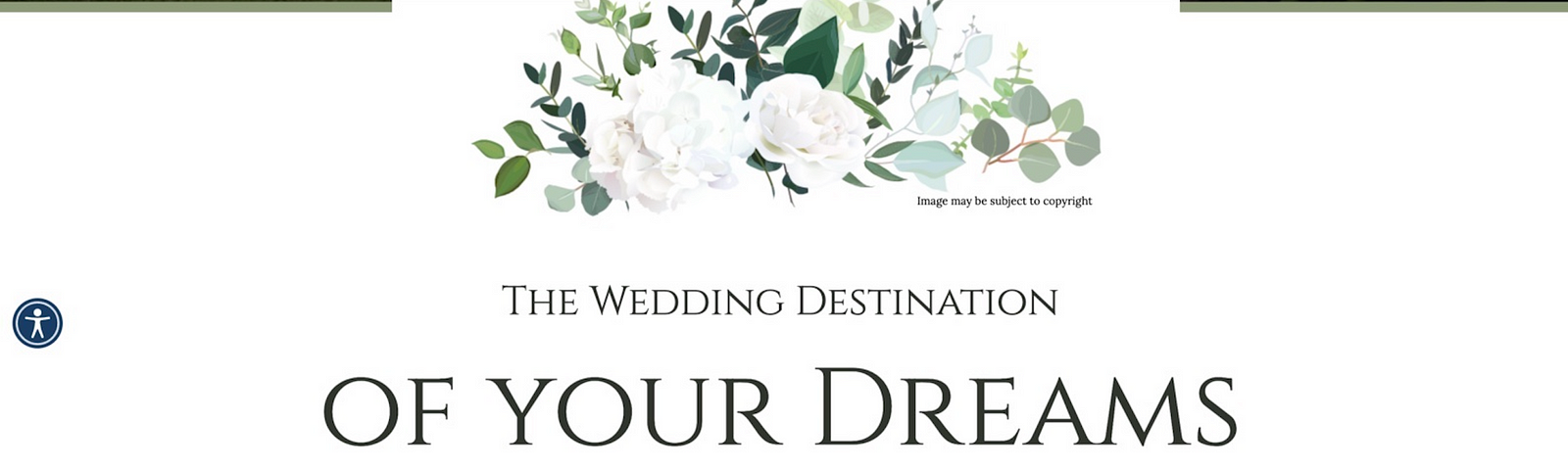 screenshot of website from Desert Plantation advertising wedding venue, which is to take place on a former slave plantation