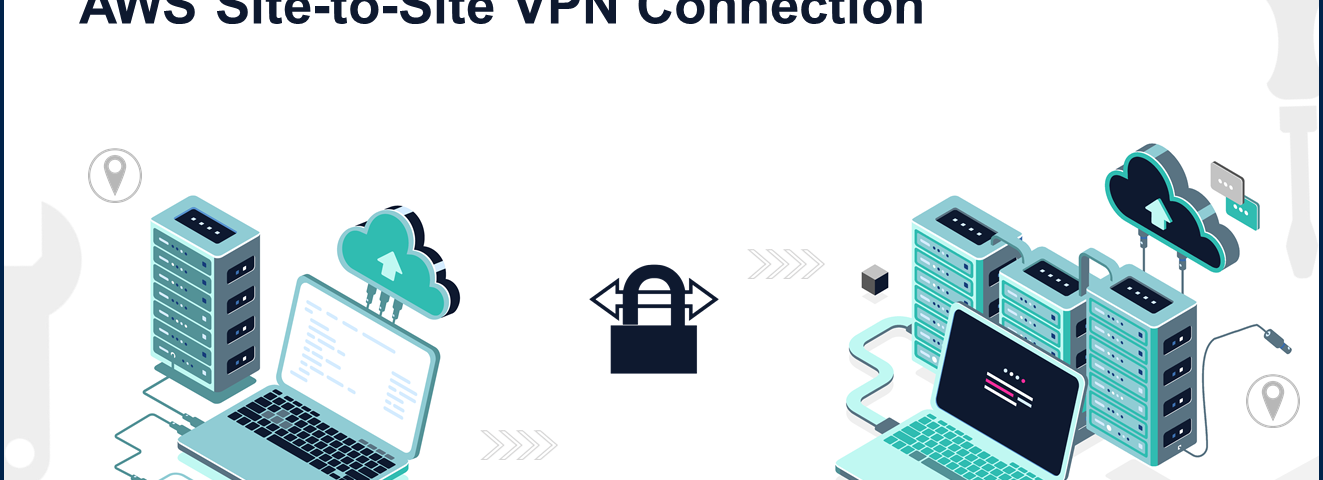 How do you set up an AWS site-to-site VPN connection?