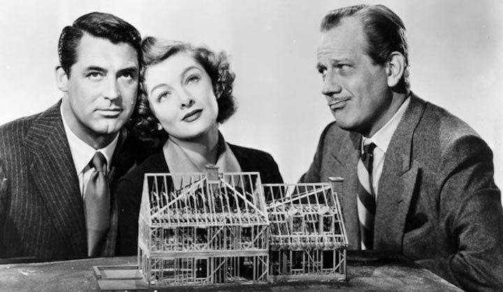 Cary Grant and others in “Mr. Blandings Builds His Dream House’