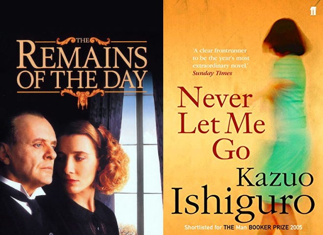 The Remains of the Day & Never Let Me Go — Kazuo Ishiguro