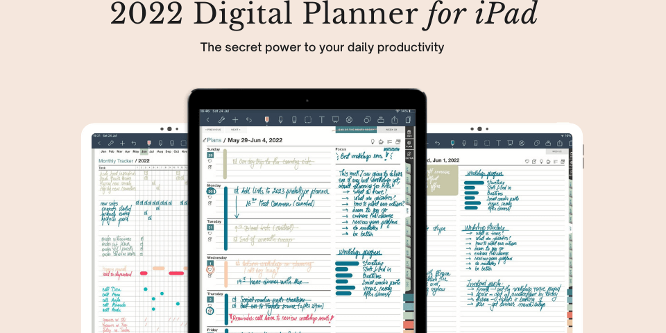 2022 digital planner for iPad