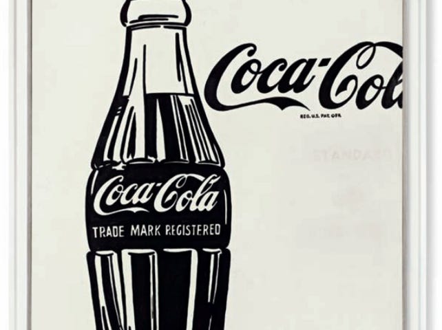 Reproduction of Warhol’s Coca-Cola 3 (1962)