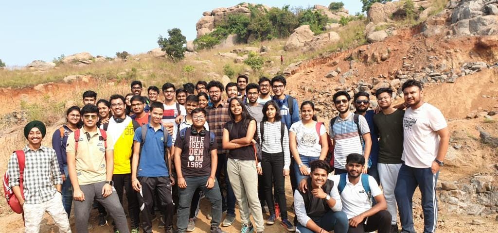 Treks, lunches, Pondi trips and the meeting like minded and best friends you’re going to make in college!