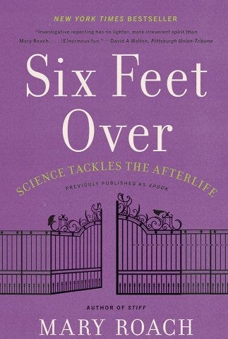 Book cover in purple with gates opening.