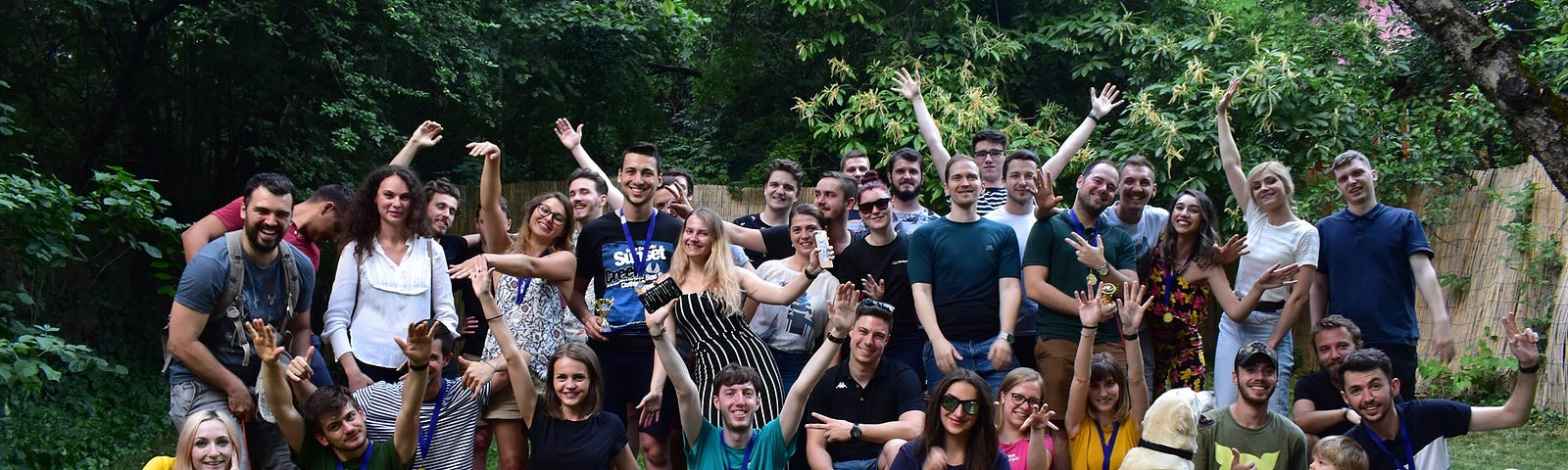 Wolfpack Digital team, group picture at Summer Olympics 2019