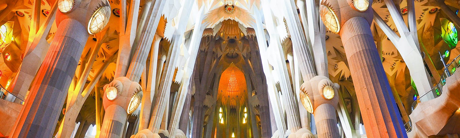 Interior of the Sagrada Familia