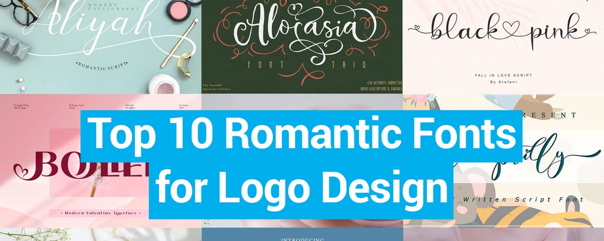 Top 10 Romantic Fonts for Logo Design