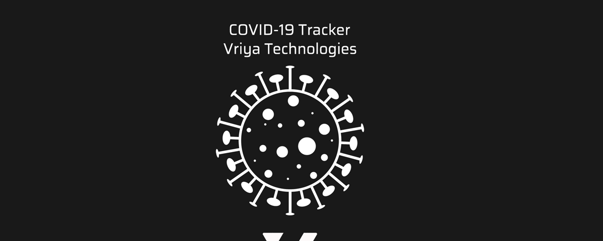 COVID-19 Tracker | Vriya Technologies | Designed by: Manas Wagley