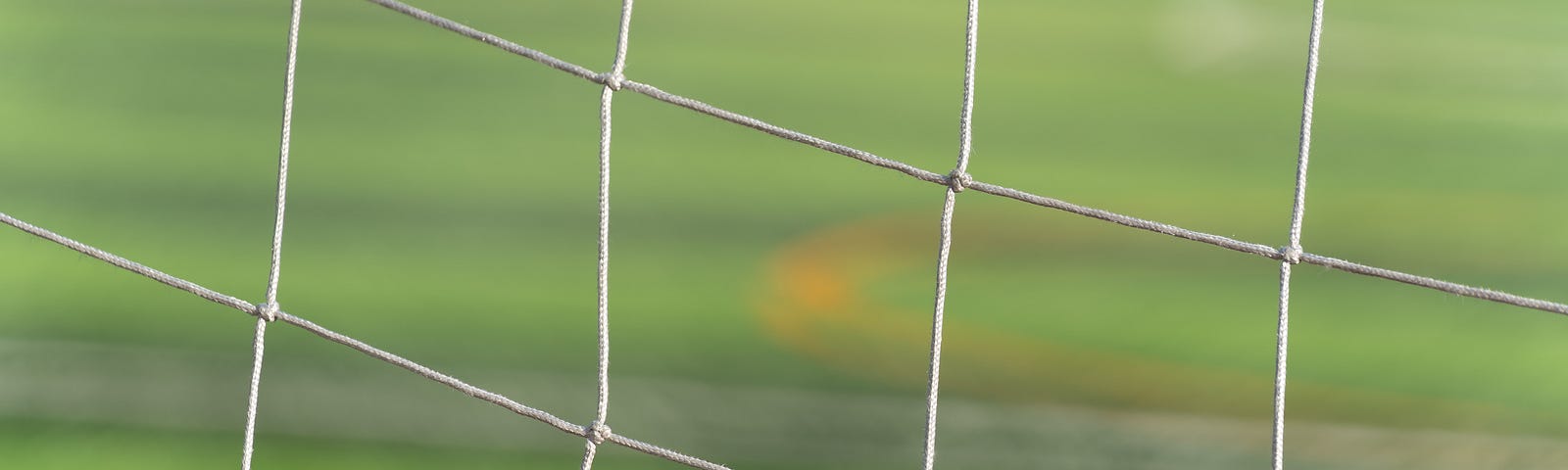 Connection between maths and football, goal net