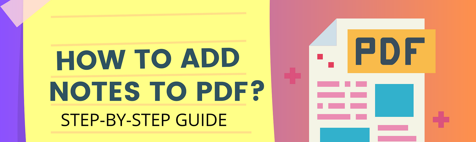 How to add notes to PDF