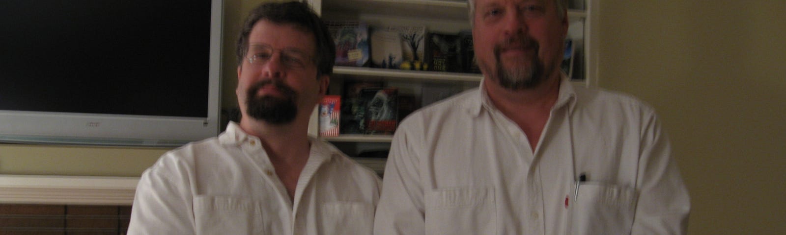 My brother Dan (he’s the tall one), and myself back in 2011.
