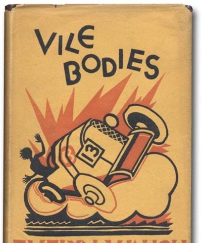 Vile Bodies by Evelyn Waugh, Chapman and Hill edition