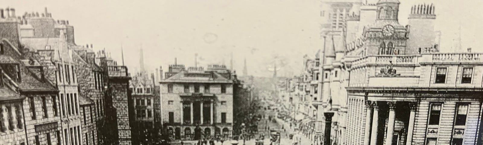 Picture of Aberdeen around the turn of the 19th century