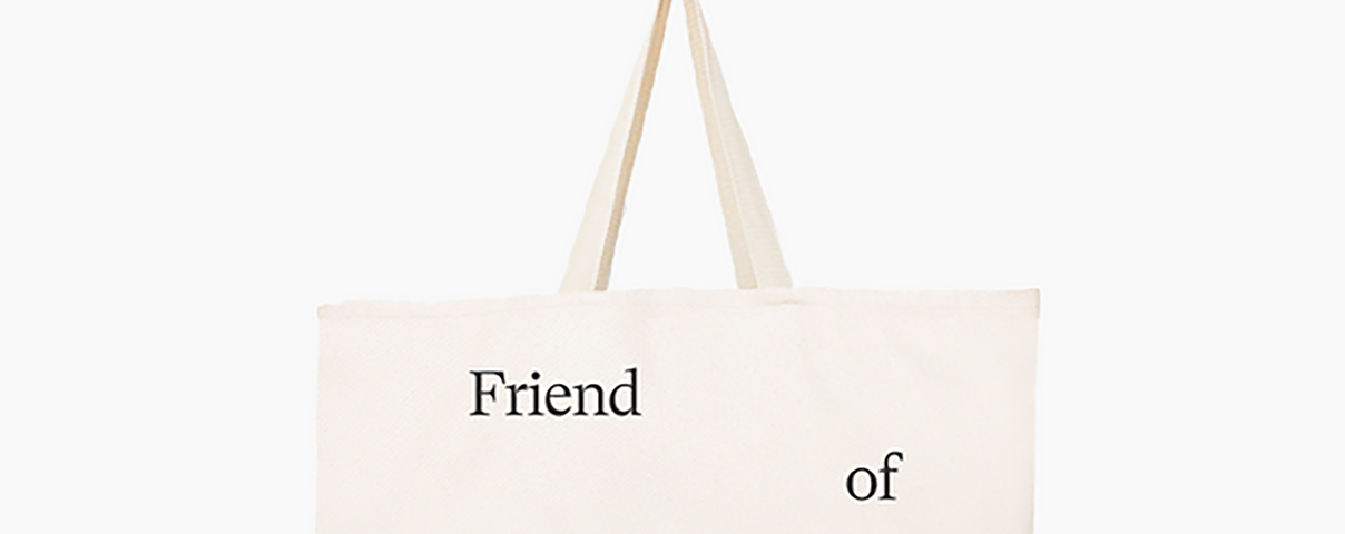 Picture of the Friend of Medium tote bag.