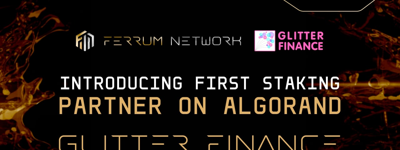 Introducing First Staking Partner on Algorand — Glitter Finance