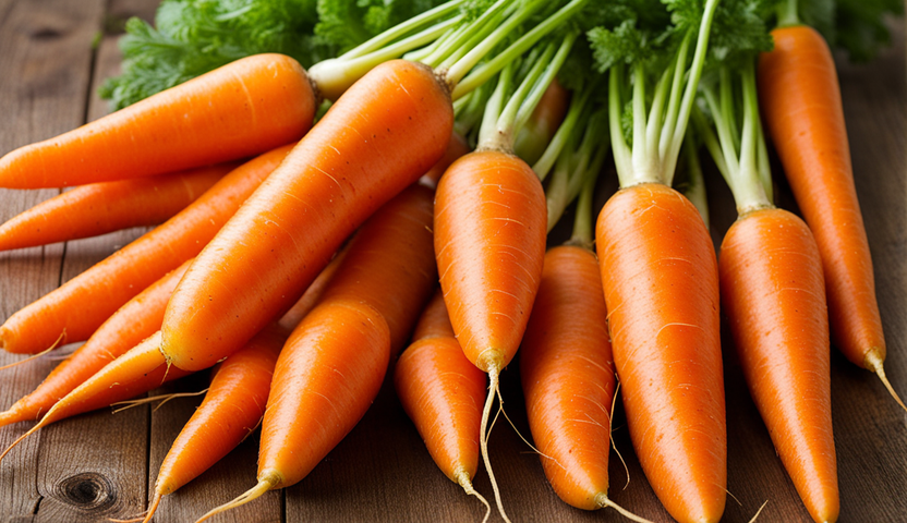 Fresh carrots