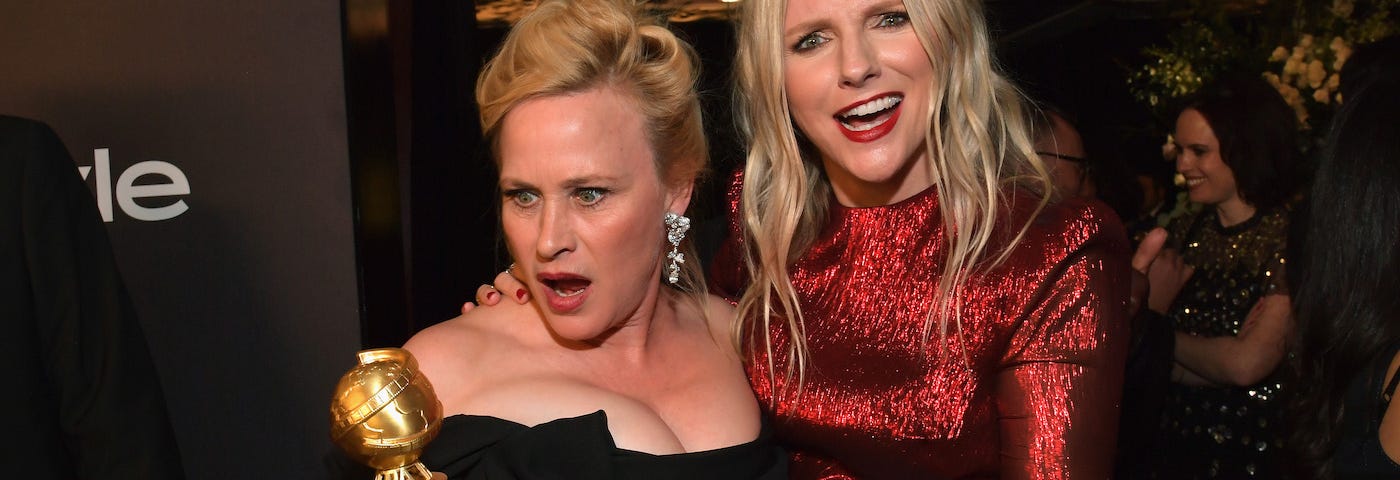 InStyle Editor-in-Chief Laura Brown with Patricia Arquette
